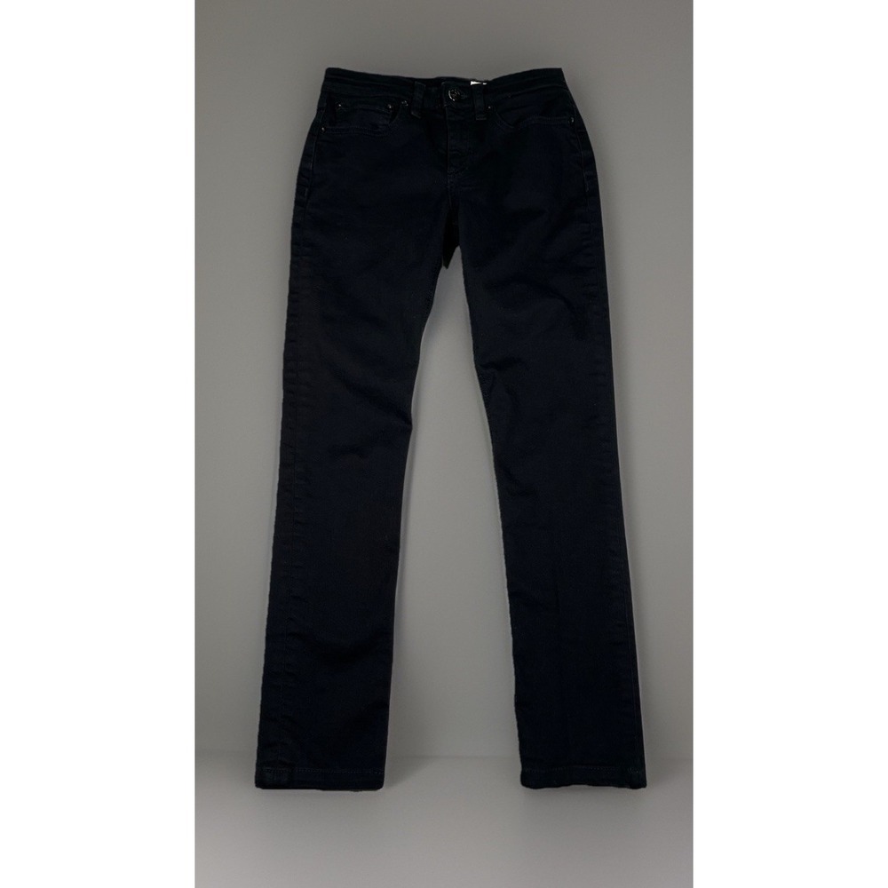 Rag And Bone Cate Mid Rise Skinny Ankle Jeans Womens 24 Black Denim 24x26-EUC